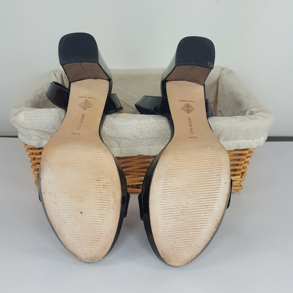 Antonio Melani Black Strap Heels Size 7.5 - Picture 5 of 5
